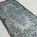 Vintage overdyed rug 260608