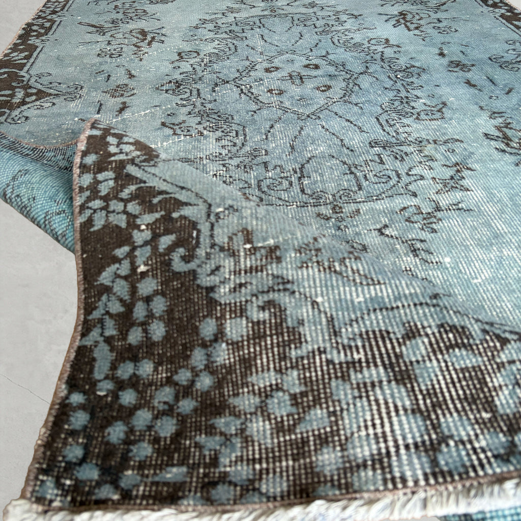 Vintage overdyed rug 260608