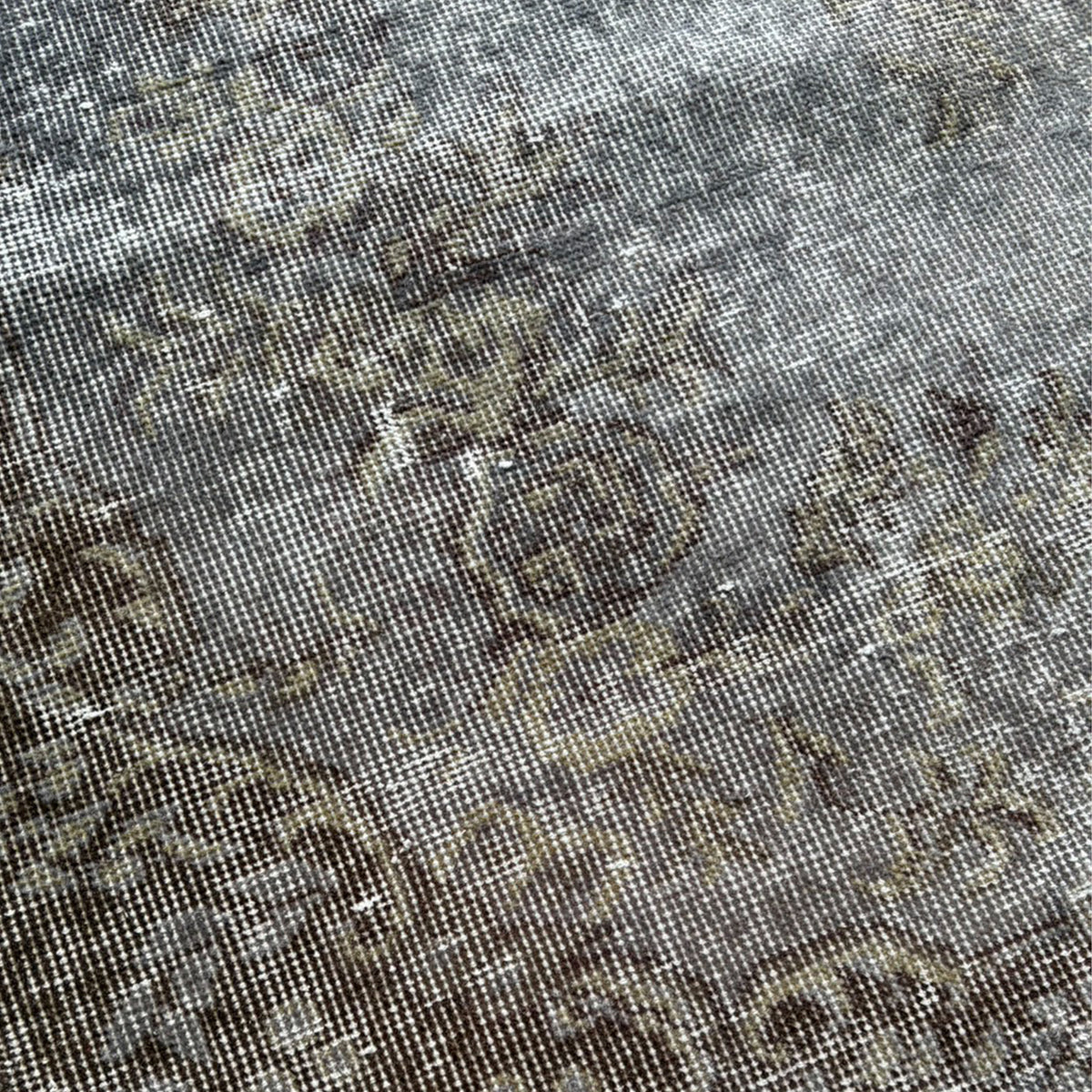 Vintage overdyed rug 260619