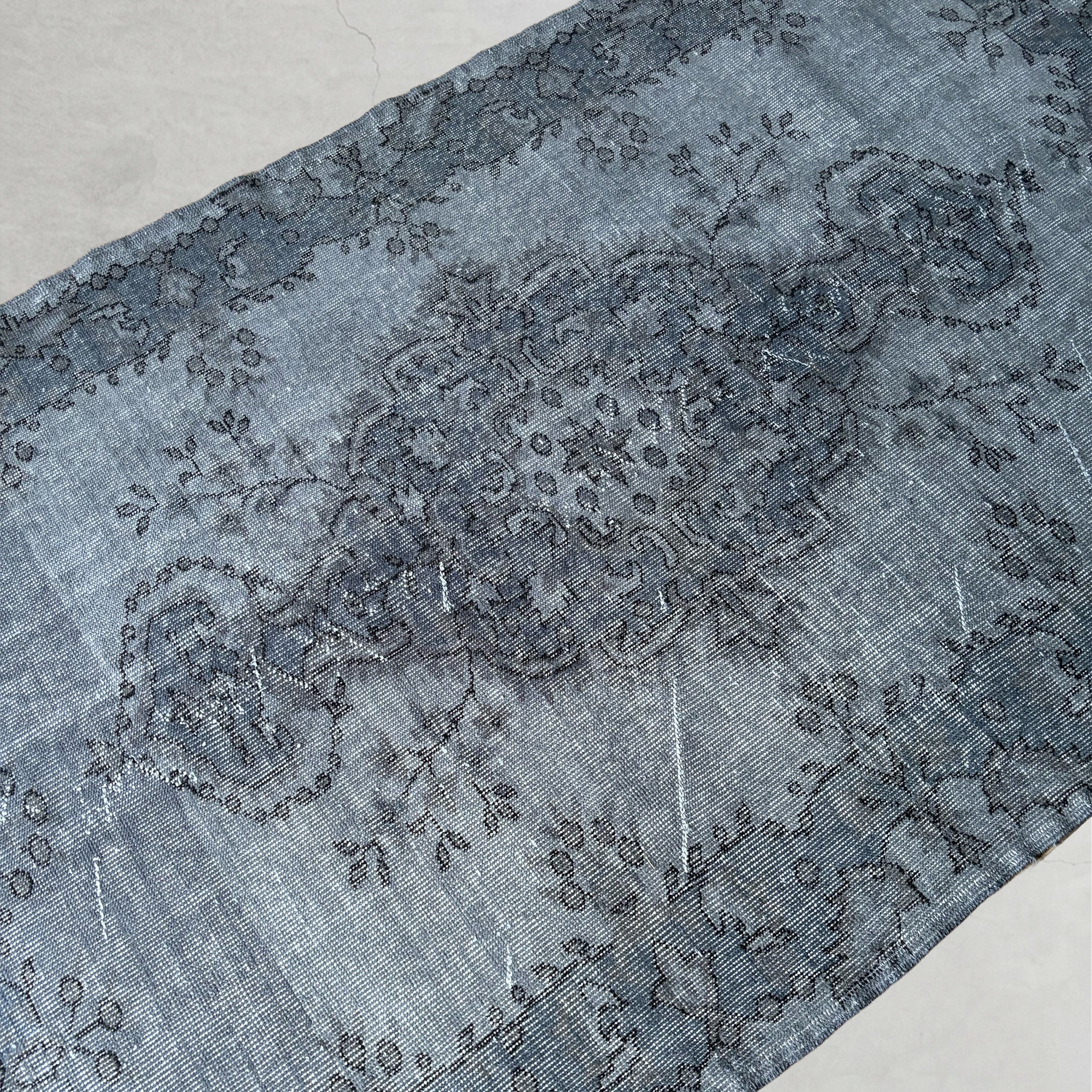 Vintage overdyed rug 260628