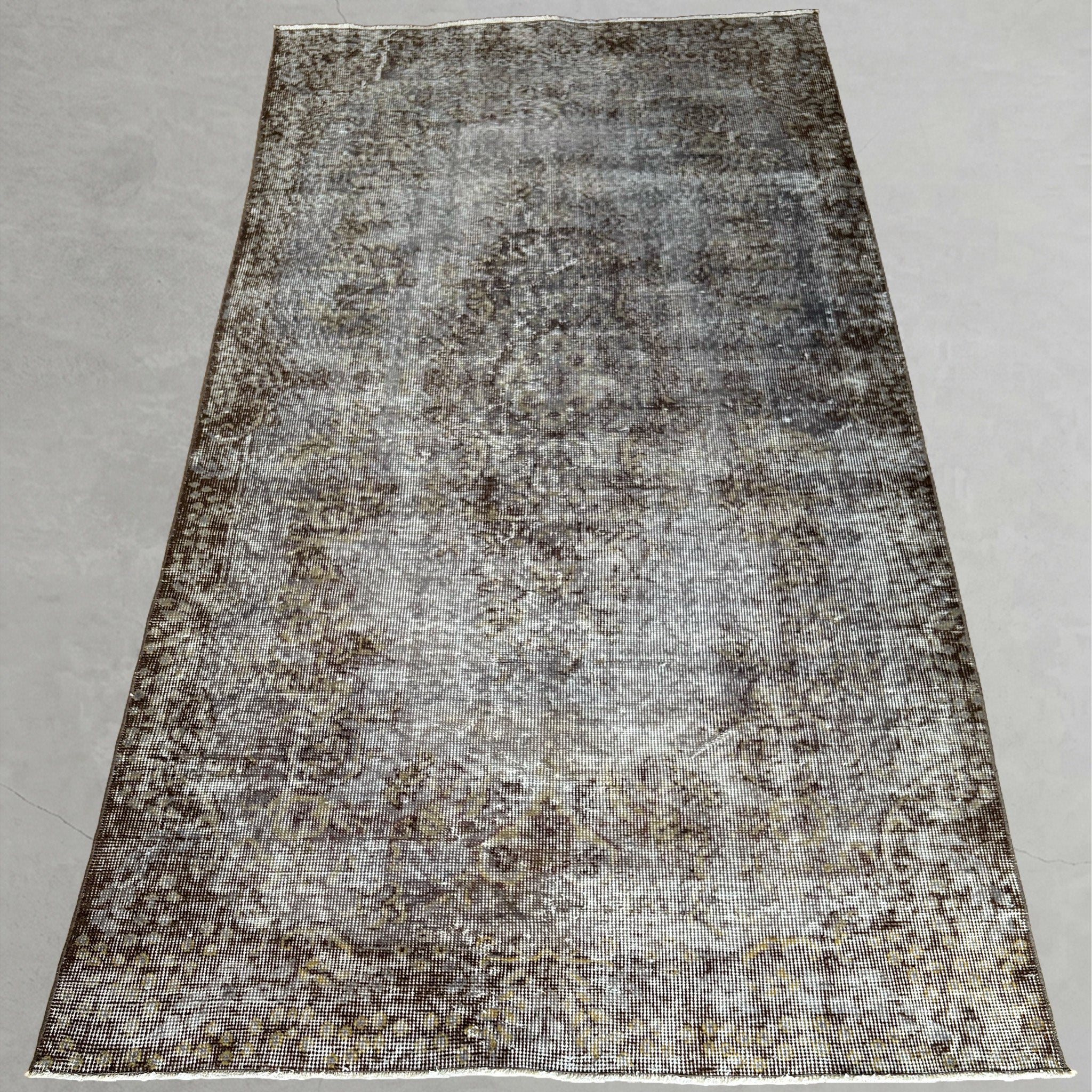 Vintage overdyed rug 260619