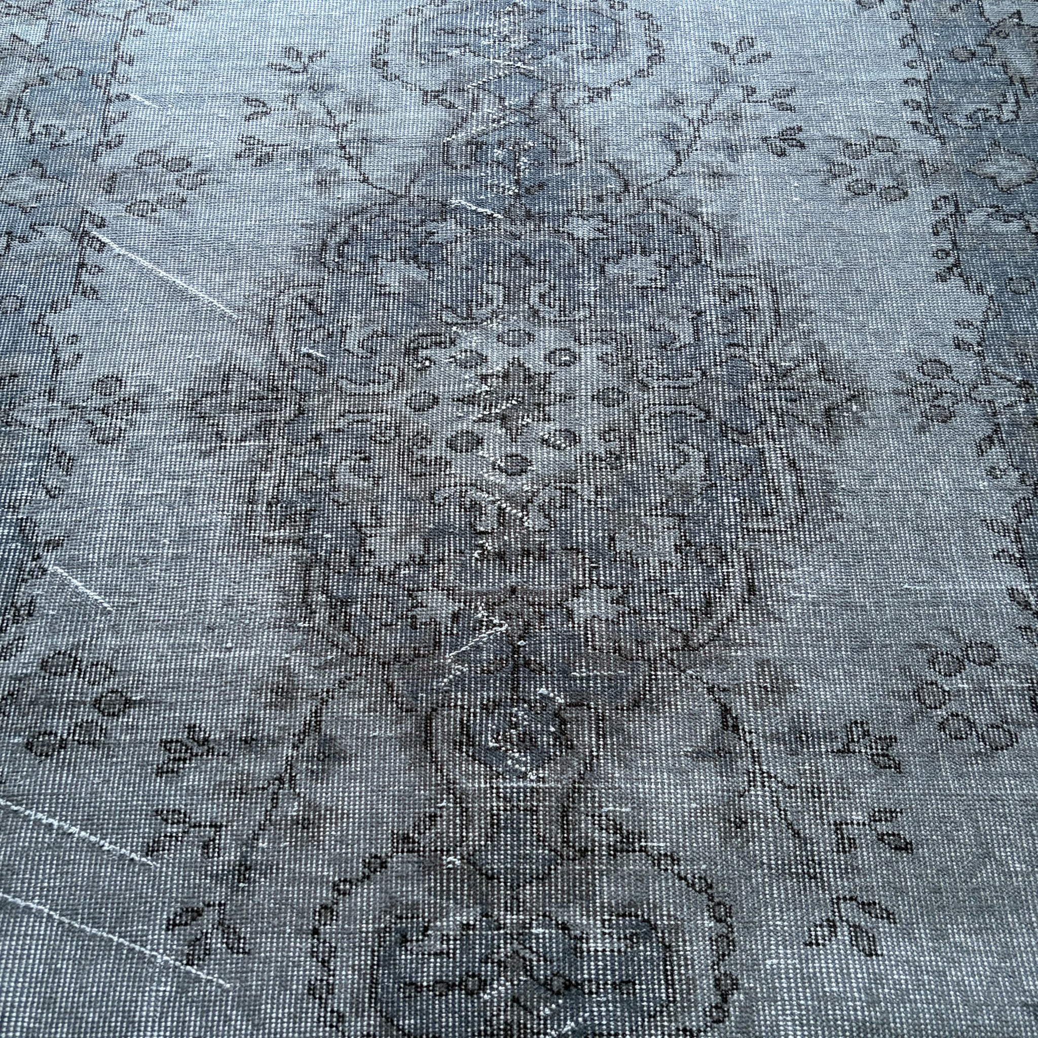 Vintage overdyed rug 260628