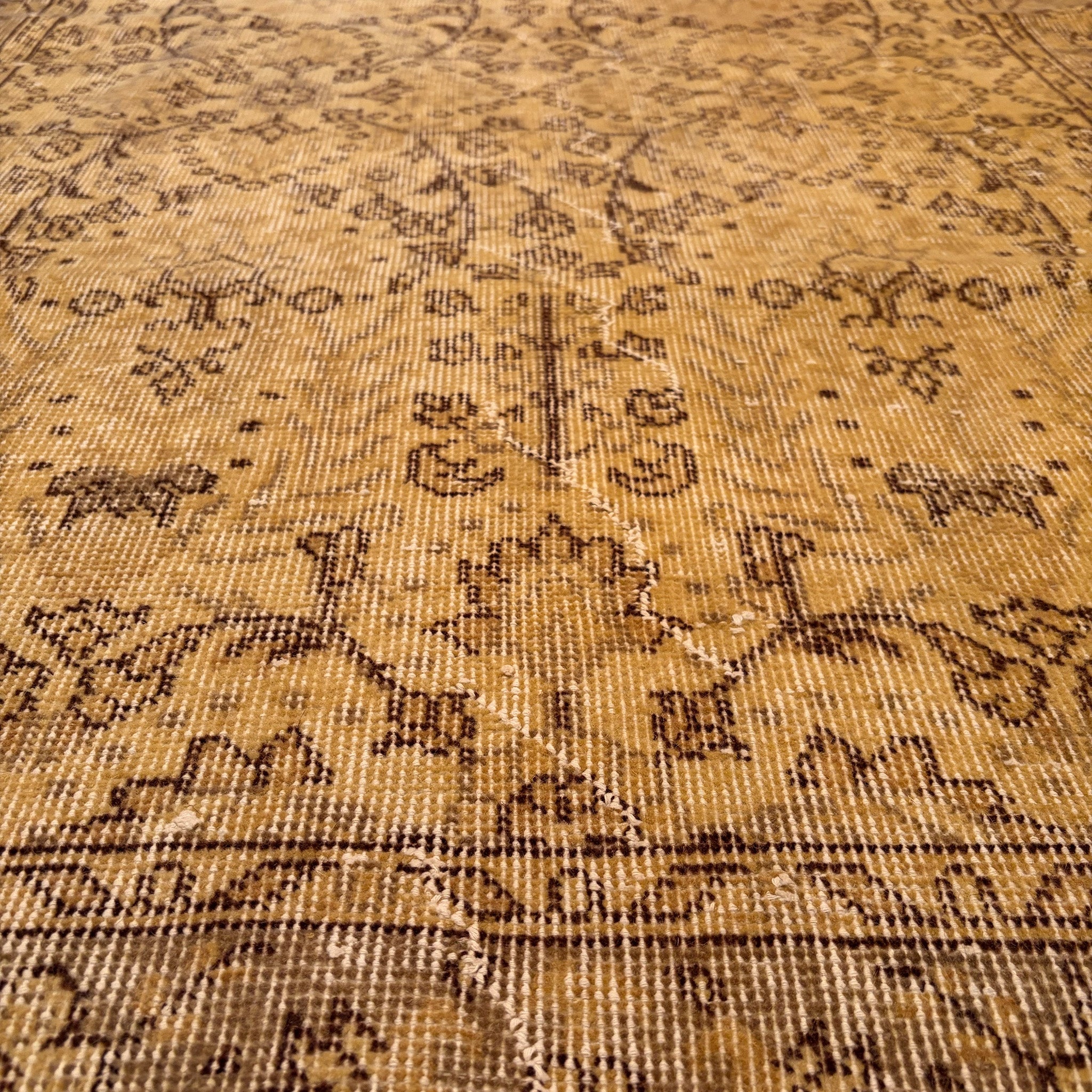 Vintage Overdyed Rug 260603