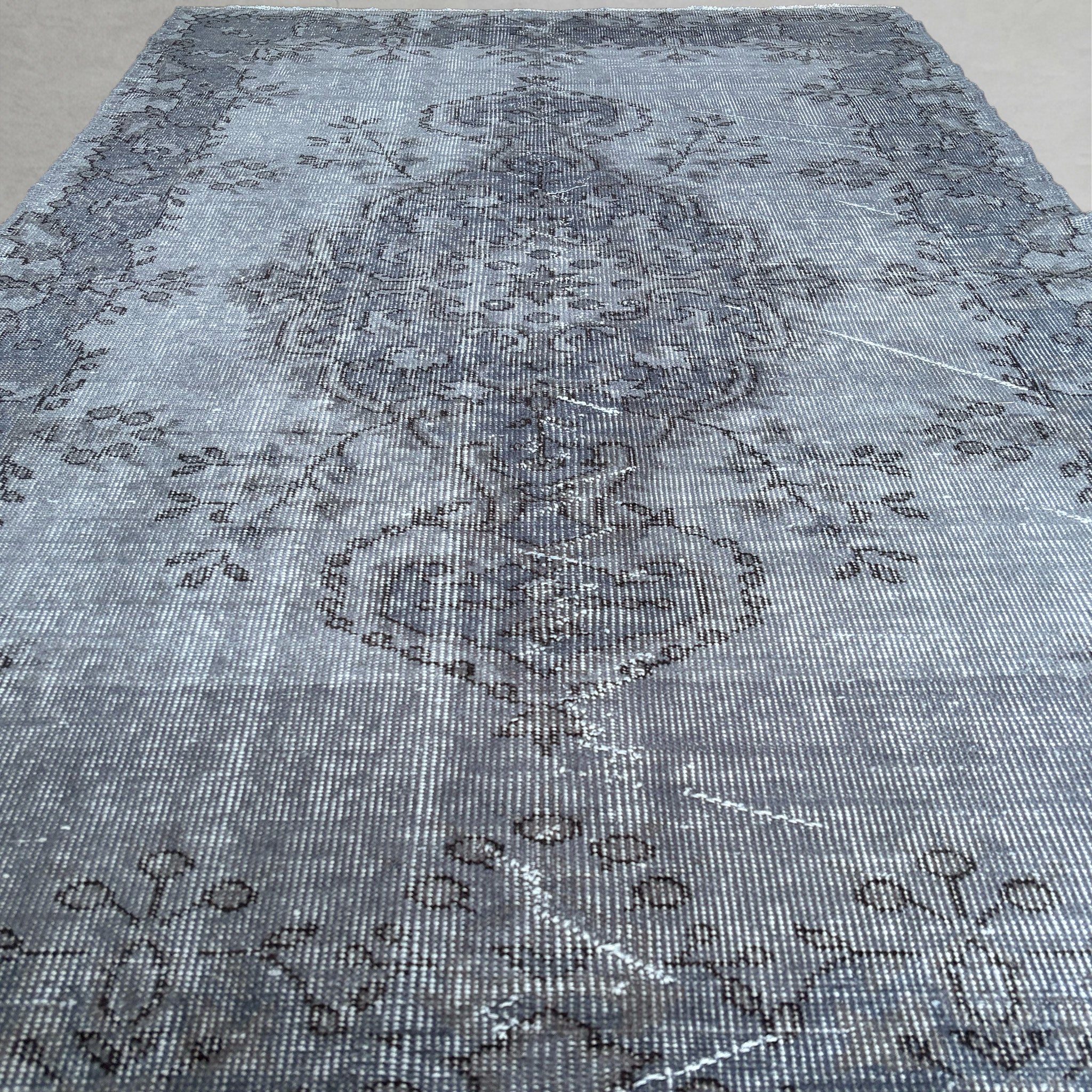 Vintage overdyed rug 260628