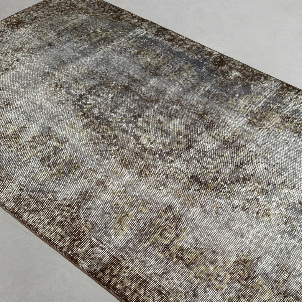 Vintage overdyed rug 260619