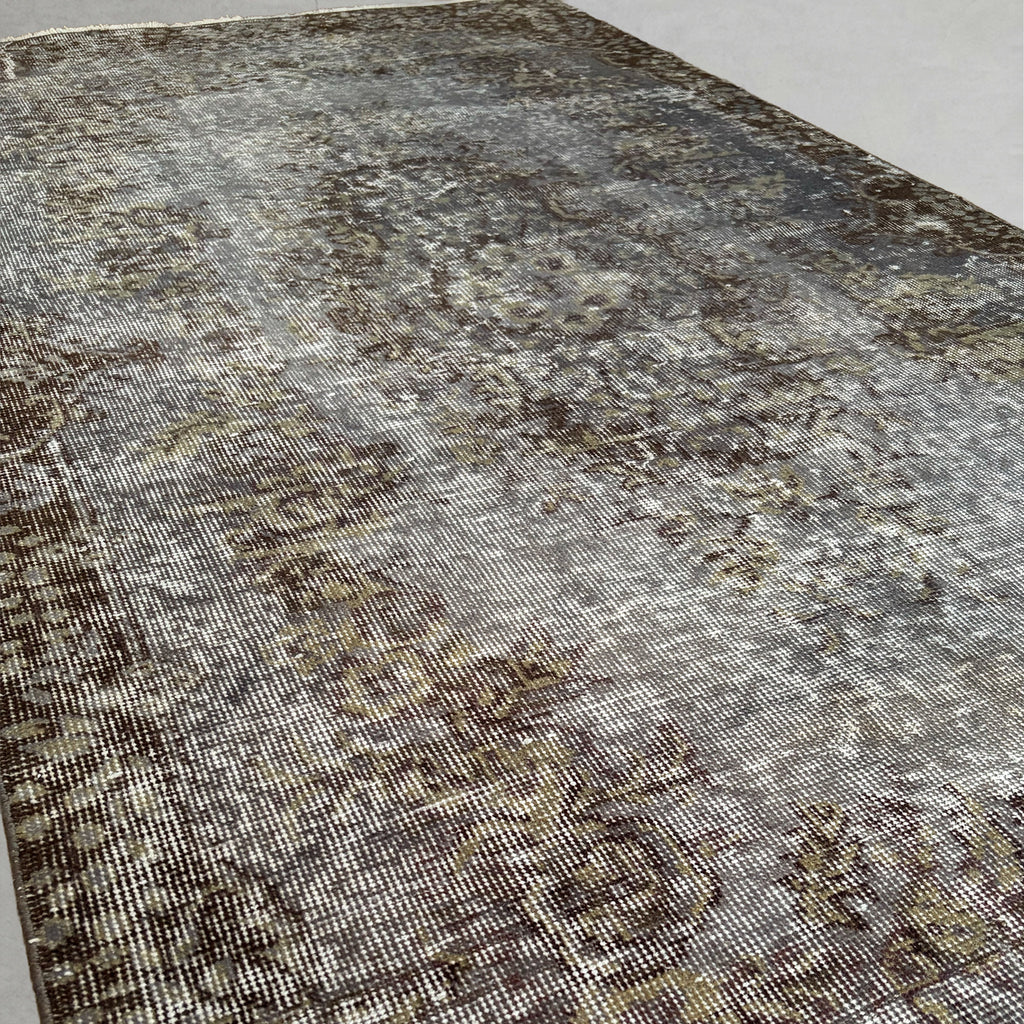 Vintage overdyed rug 260619