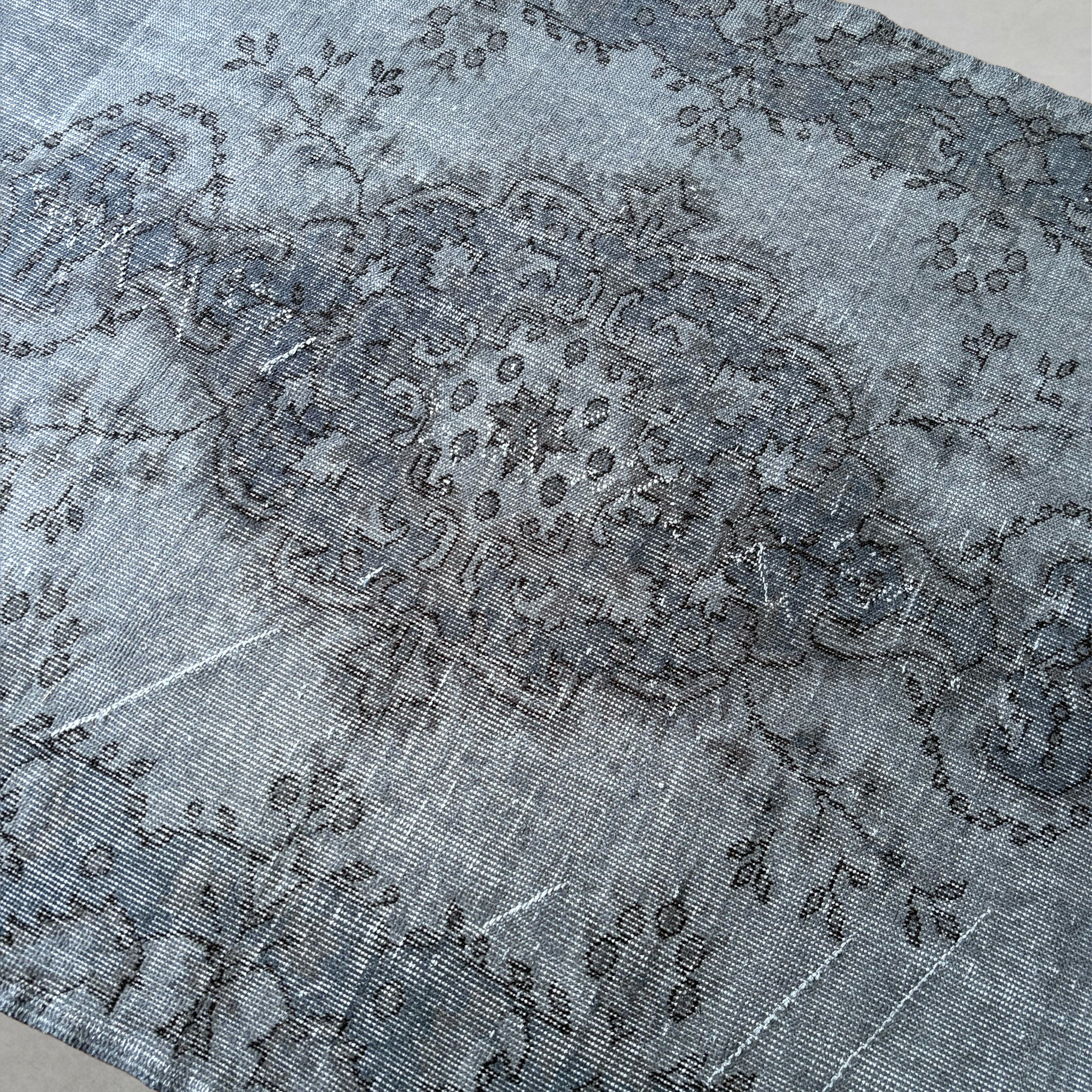 Vintage overdyed rug 260628