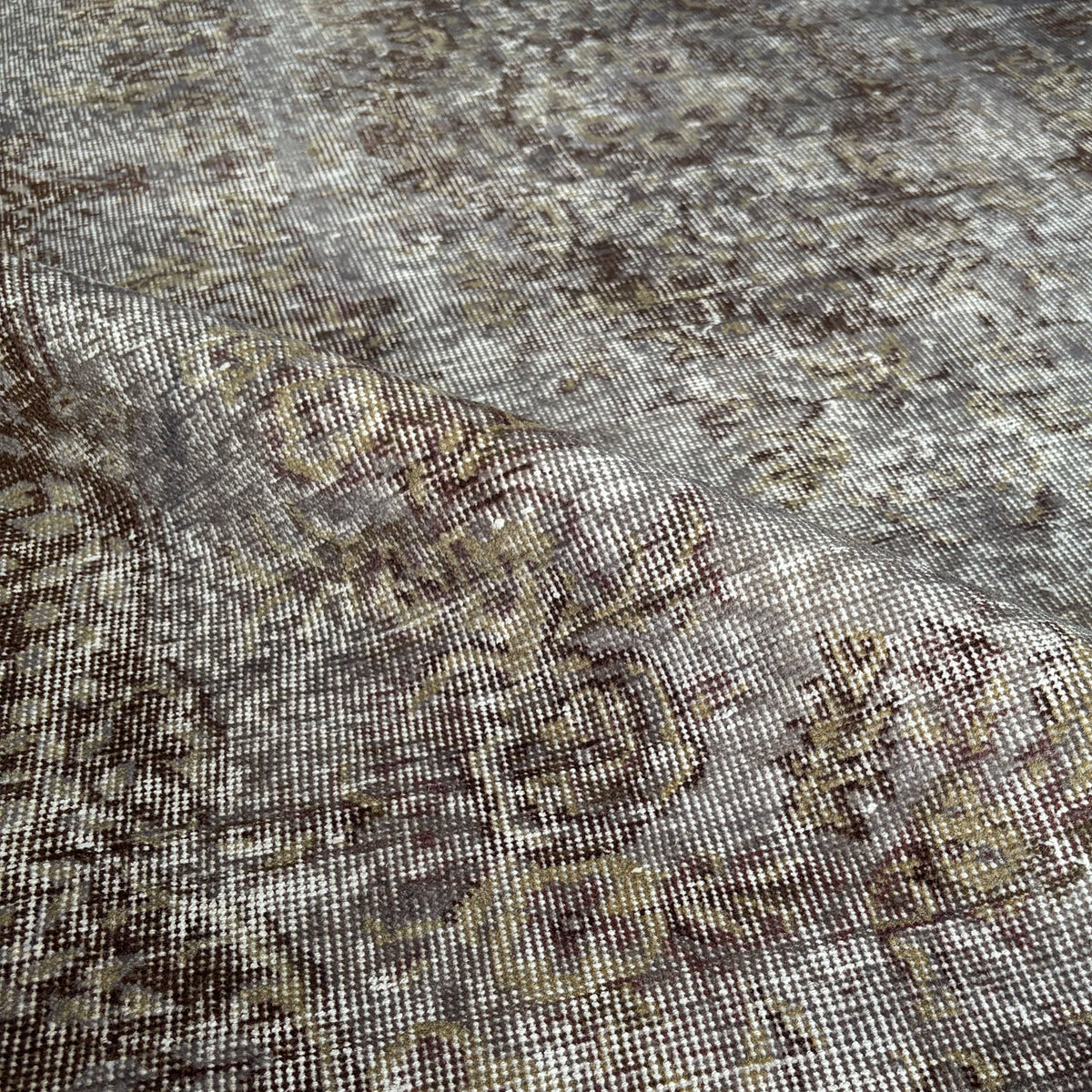 Vintage overdyed rug 260619