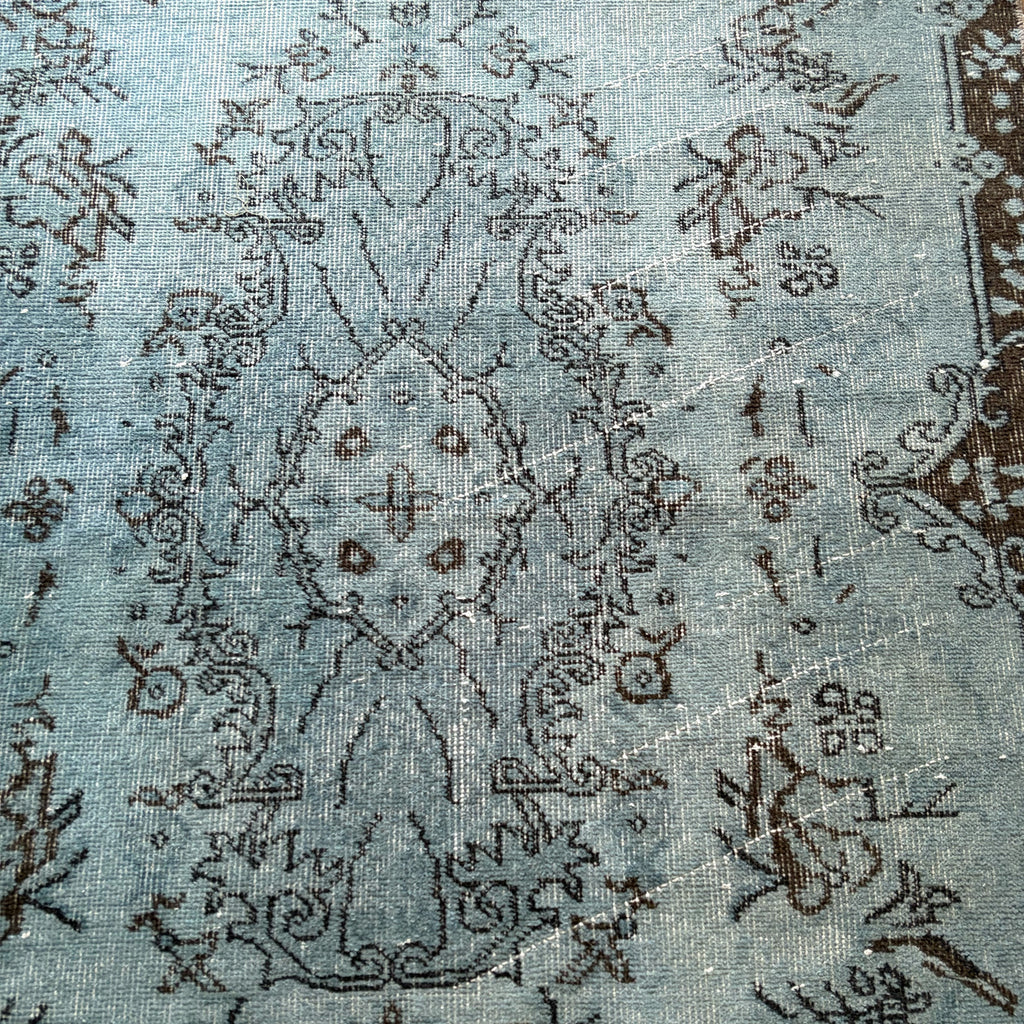 Vintage overdyed rug 260608